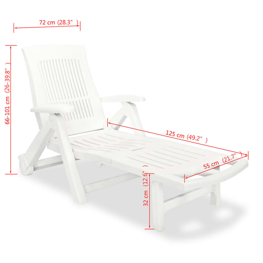 Procamp Sunlounger Proenea Reclining Garden Chair