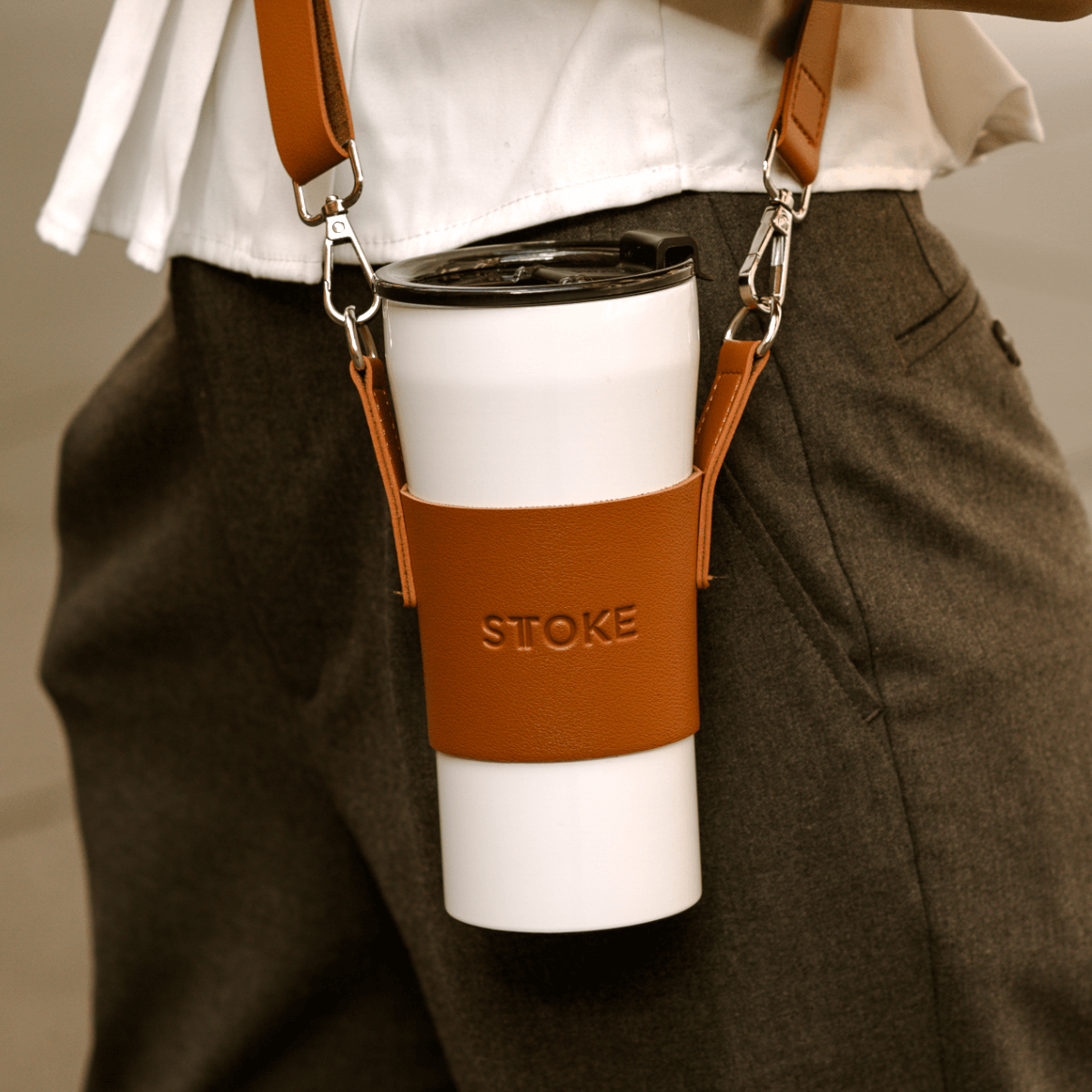 Sttoke Kerrie Sleeve & STTRAP with Extension Carry Set