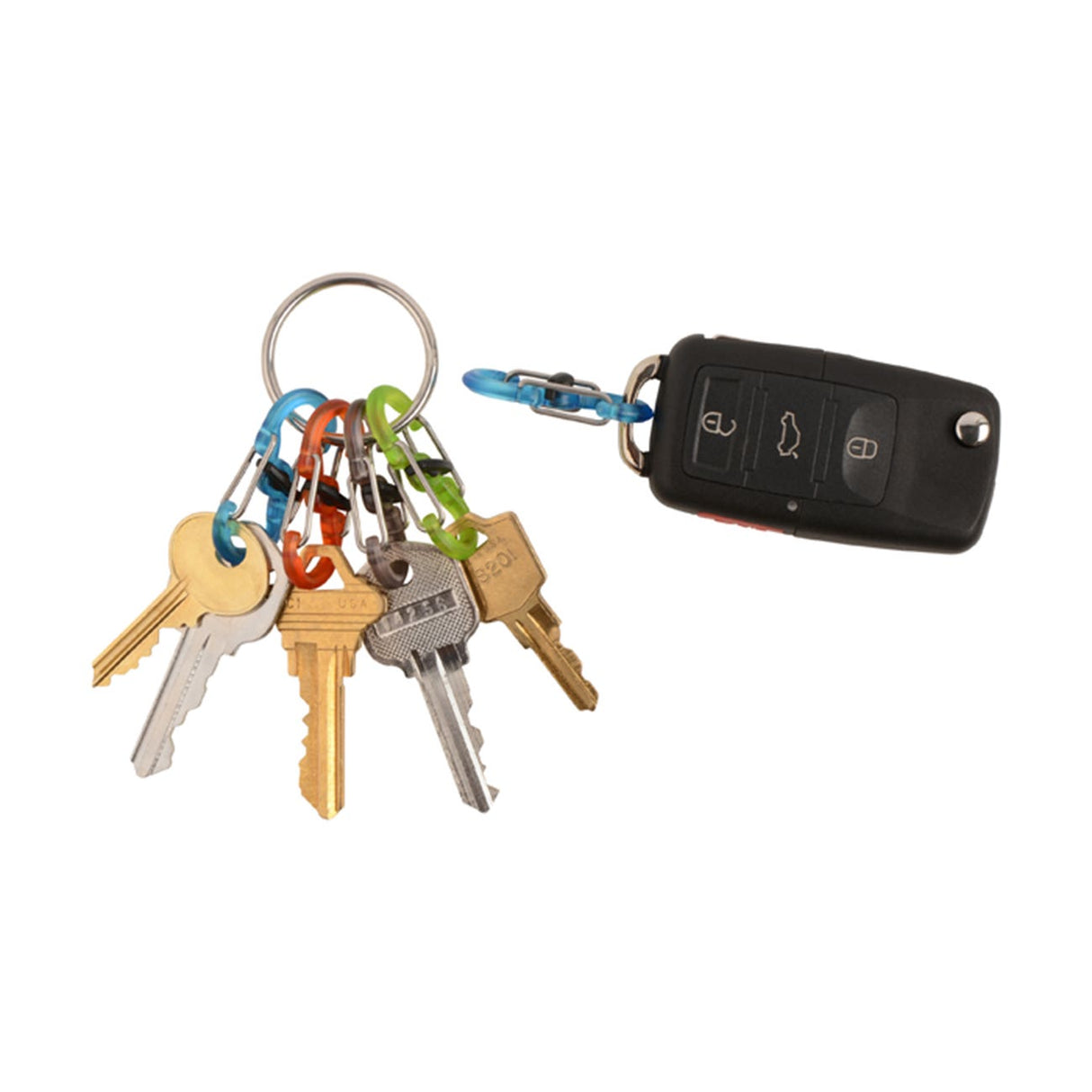 Nite Ize Keyring Locker S-Biner Plastic Lockable Key Clip