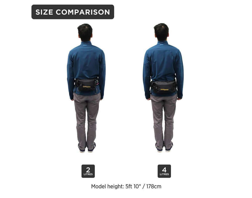 Overboard Pro-Light Waterproof Waist Pack 2L Travel Hip Bag