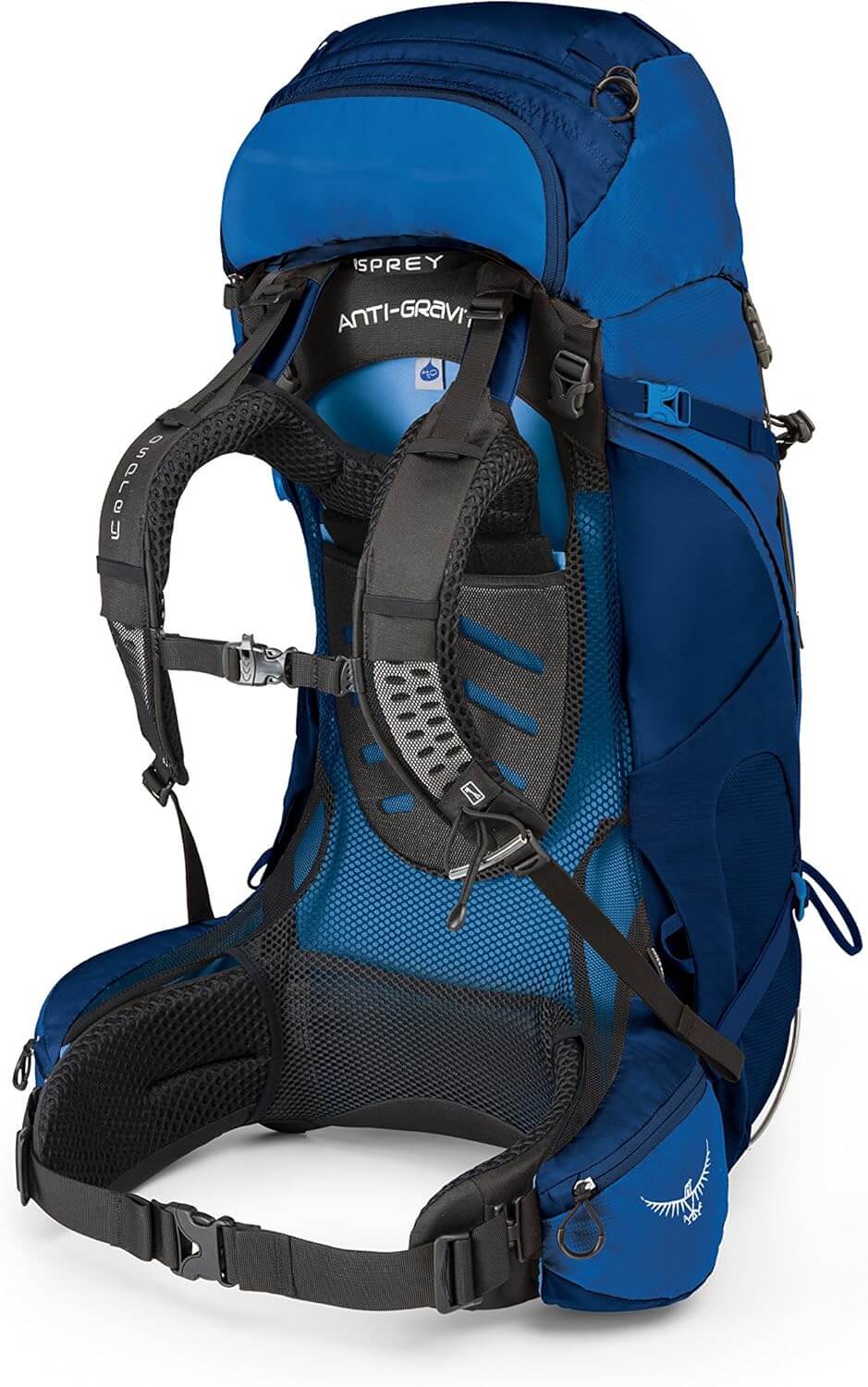 Aether AG 60 with Daypack by Osprey showcasing Anti-Gravity technology for optimal comfort and support in backpacking.