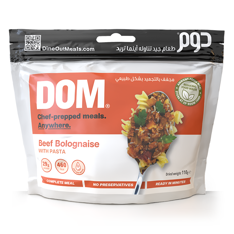Dine Out Meals Beef Bolognaise with Pasta Freeze Dried