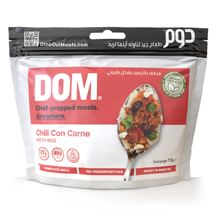 Dine Out Meals Chili Con Carne with Rice Freeze-Dried