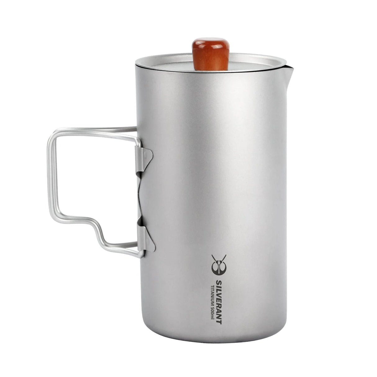 Ultralight Titanium Coffee French Press - 17 oz / 500 ml