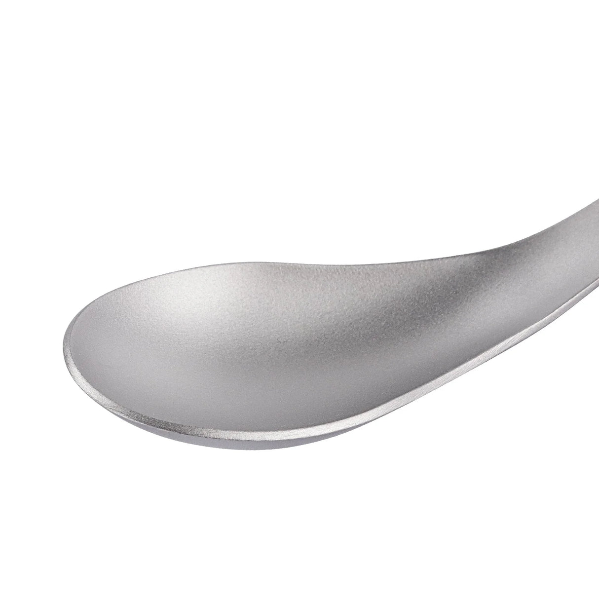 Close-up of SilverAnt Titanium Spork 3-In-1 Knife Fork Spoon utensil