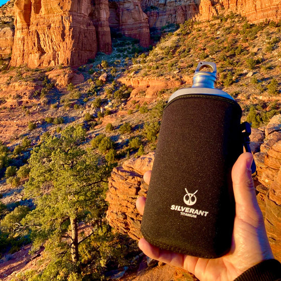 Ultralight Titanium Water Bottle Slim - 27 oz / 800 ml
