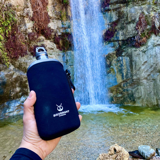 Ultralight Titanium Water Bottle Slim - 27 oz / 800 ml