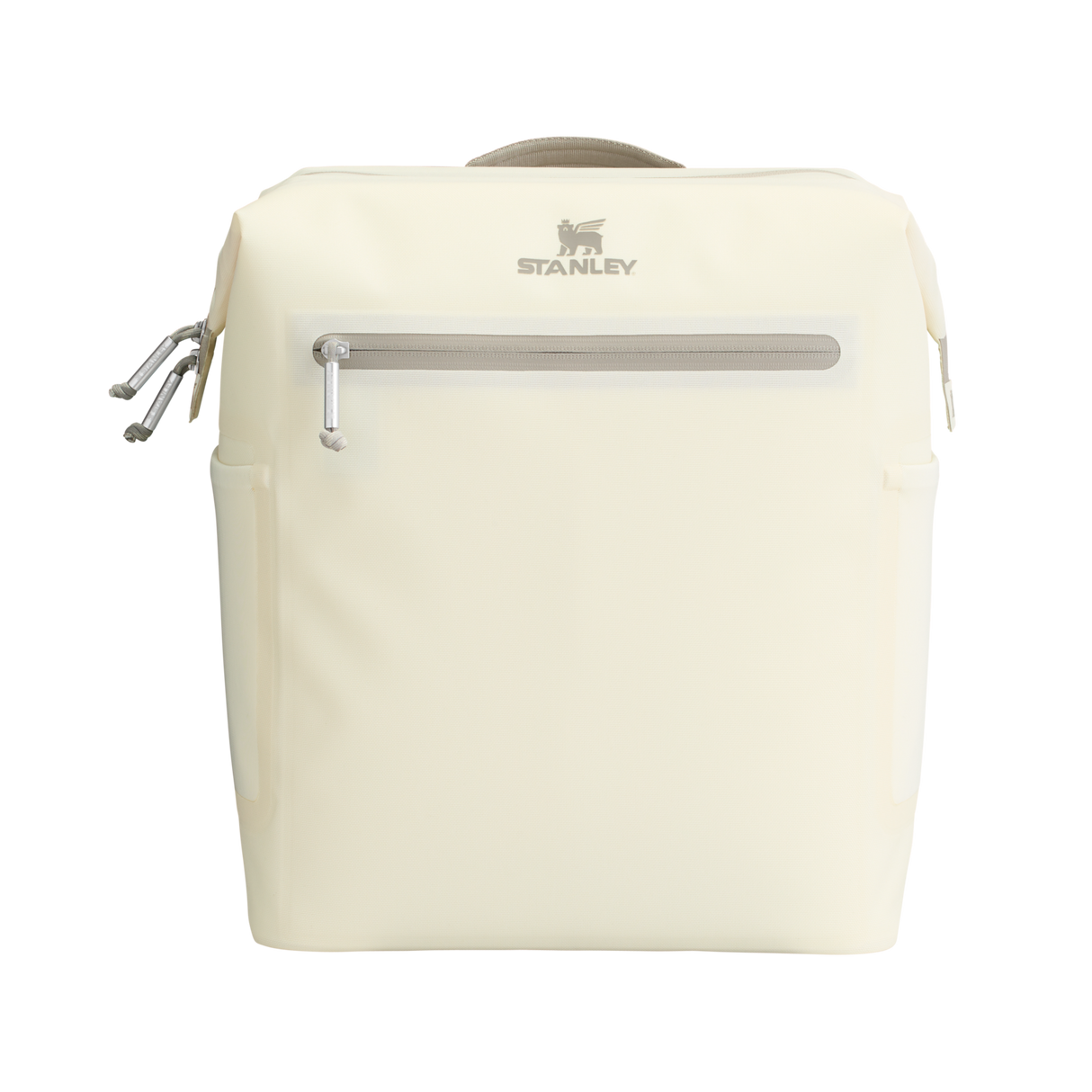 Stanley All Day Madeleine Midi Cooler Backpack 14L front view - Cream Color