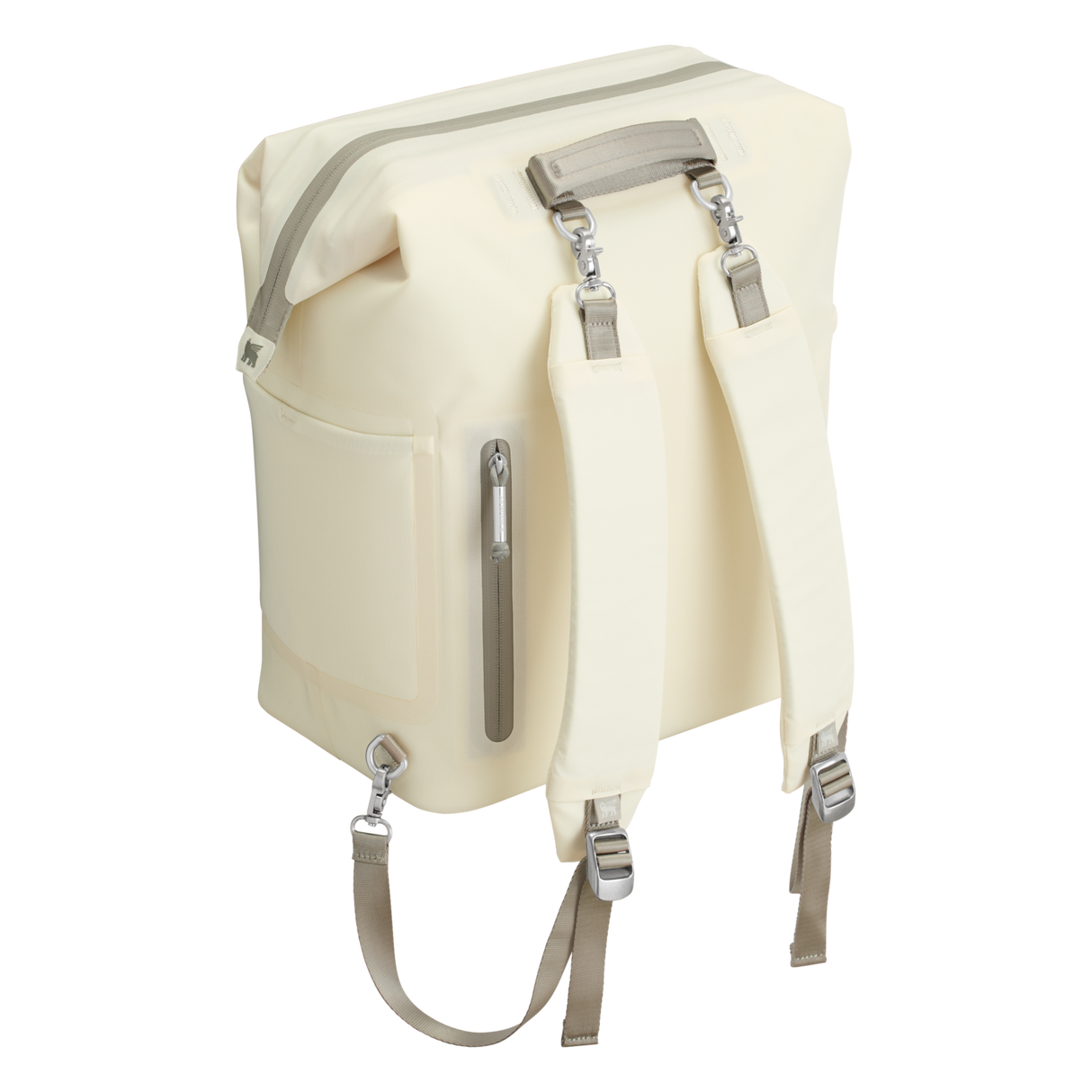 Stanley All Day Madeleine Midi Cooler Backpack 14L angled front - Cream Color