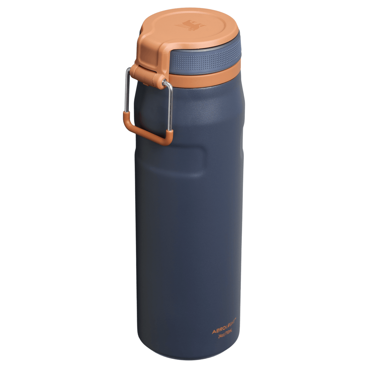 IceFlow Bottle with Twist Flip Lid - 24 oz / 700 ml in navy with premium AeroLight technology