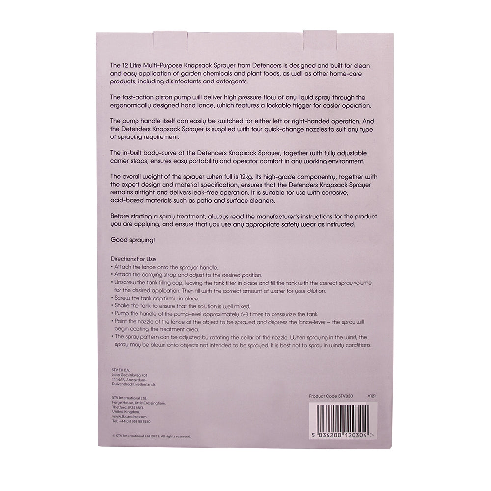 Multi-Purpose Knapsack Pressure Sprayer