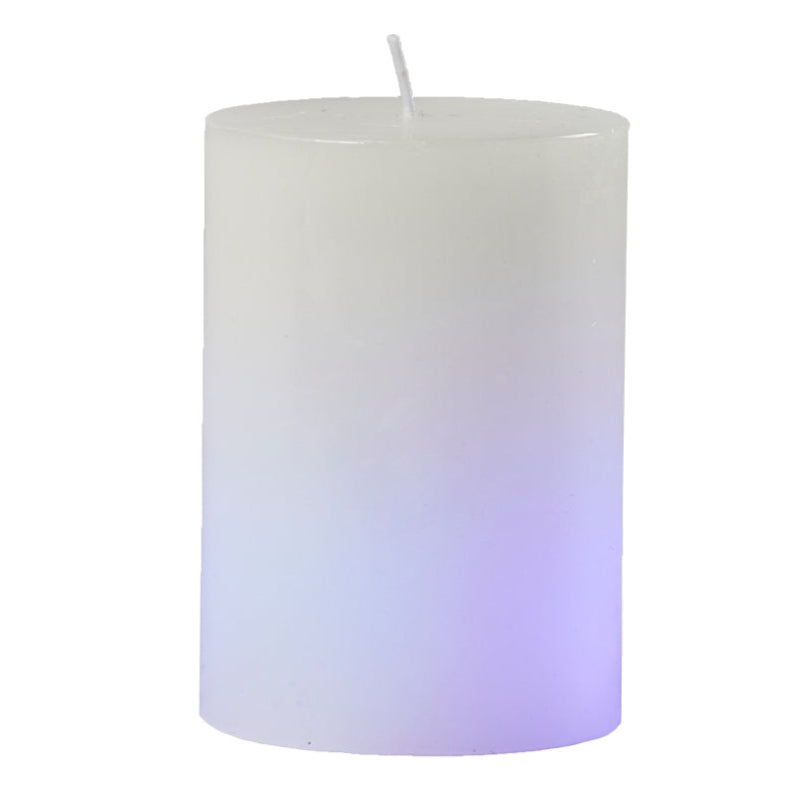 STV Citronella Colour-Change Pillar Candle with LED light for outdoor ambiance