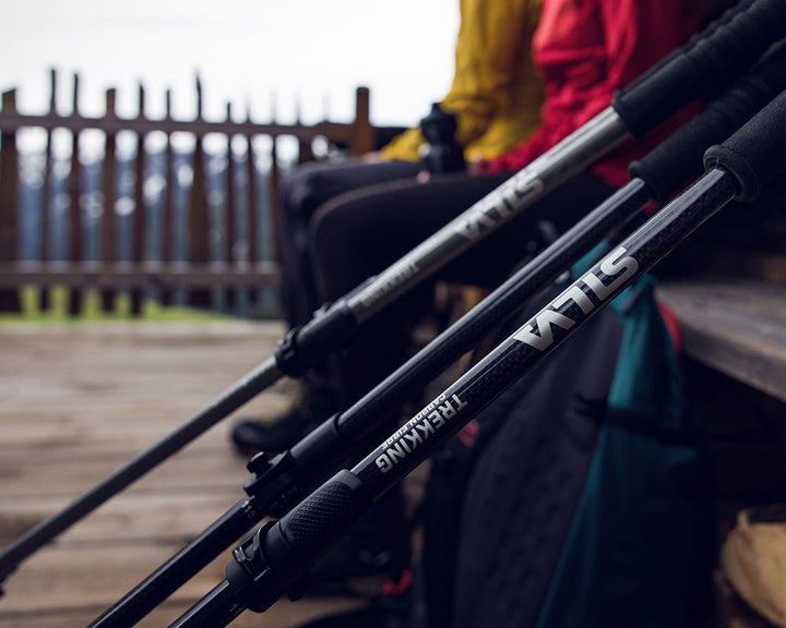 Trekking Poles Aluminum Carbon