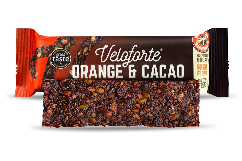 Veloforte Orange and Cacao Oat Snack Bar 35g
