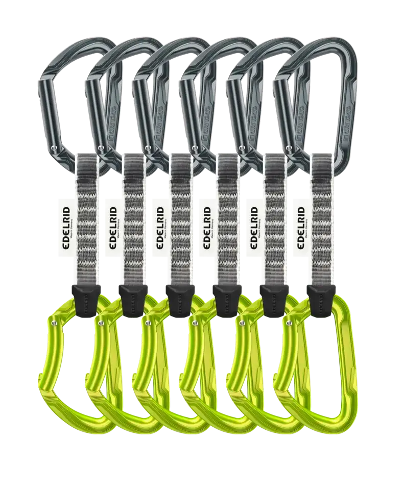 Edelrid Pure Set Sixpack Quickdraws - 6 Pack Sport Climbing