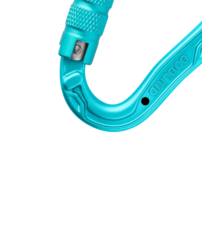 Edelrid HMS Bullet Triple RFID - Locking Carabiners