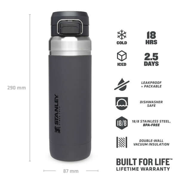 Stanley Go Quick Flip Water Bottle Leakproof - 34 oz / 1 L