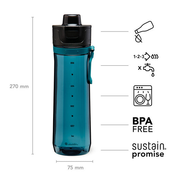 Sports Tracker Water Bottle - 27 oz / 800 ml