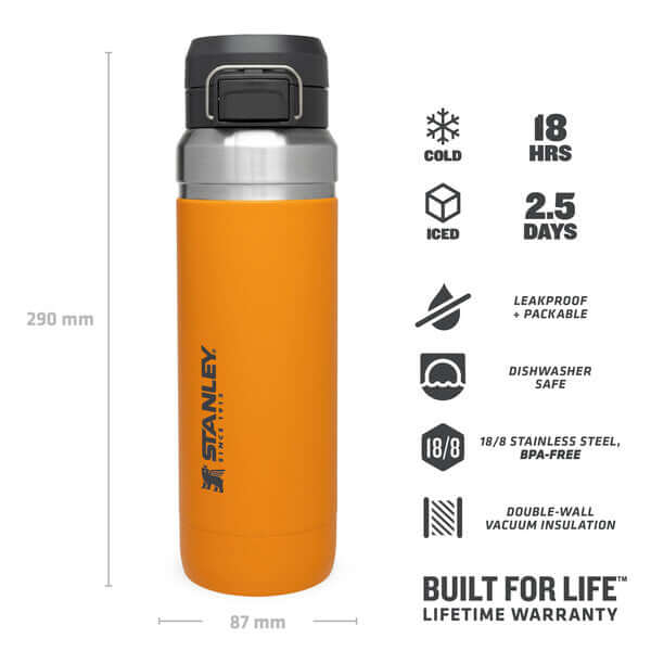 Stanley Go Quick Flip Water Bottle Leakproof - 34 oz / 1 L