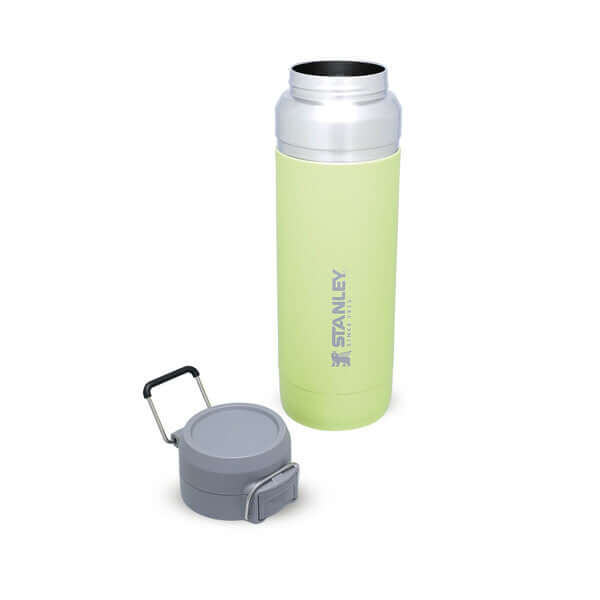 Stanley Go Quick Flip Water Bottle Leakproof 34 oz lime green with lid