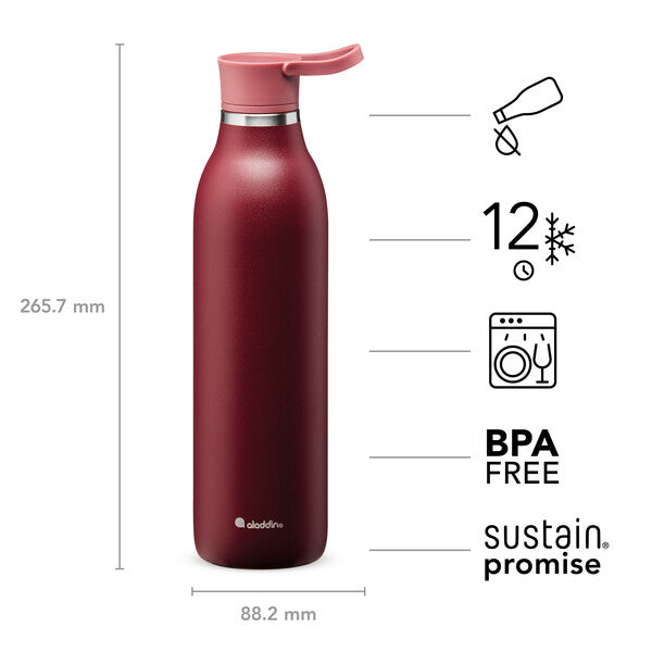 CityLoop Thermavac eCycle Water Bottle - 20 oz / 600 ml