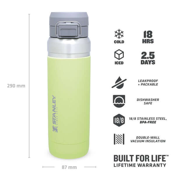 Stanley Go Quick Flip Water Bottle Leakproof - 34 oz / 1 L