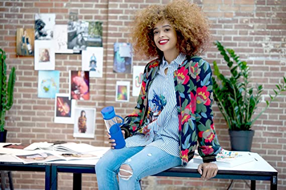 Enjoy Glass Water Bottle - 18 oz / 550 ml