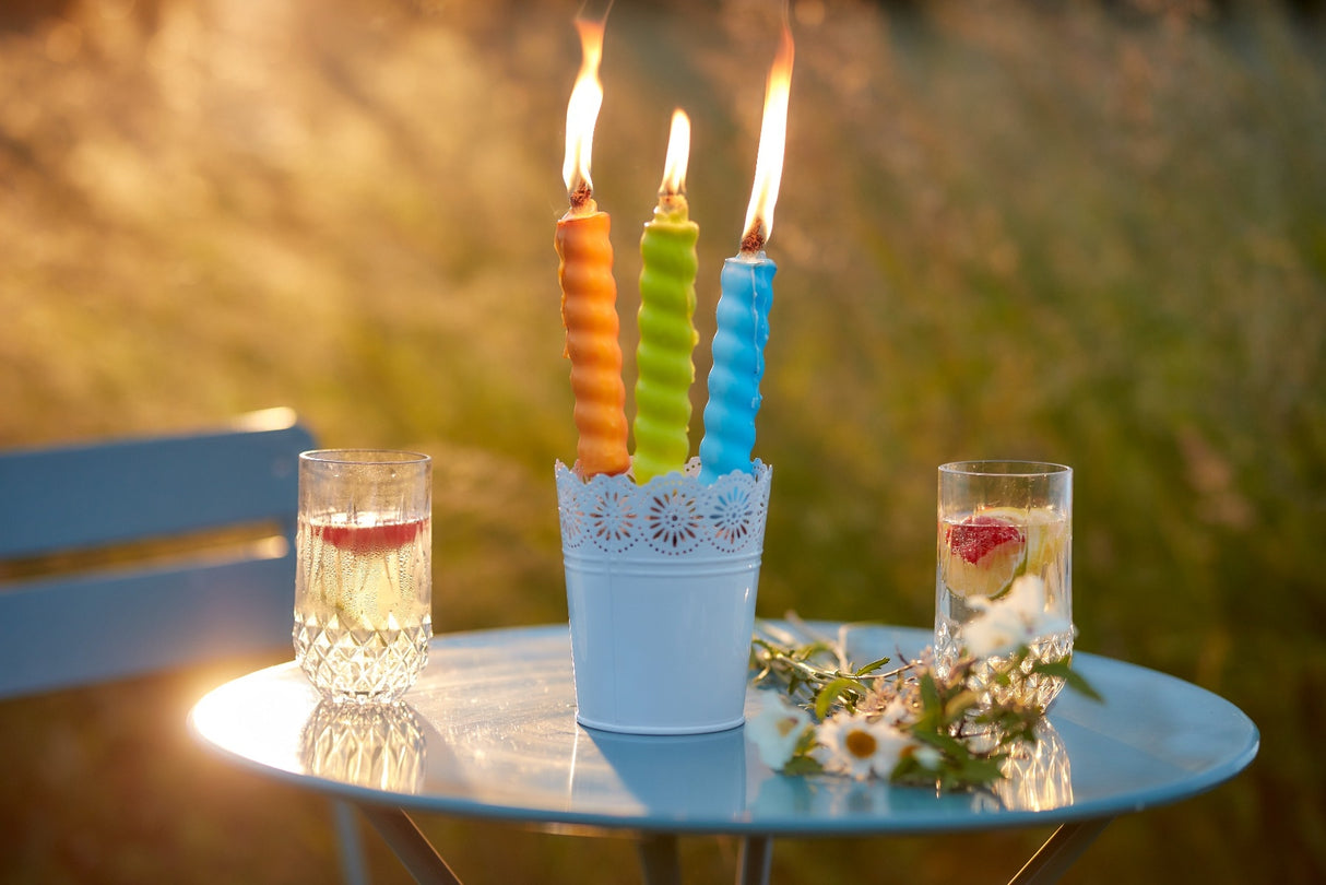 STV Citronella Table Top Flares Outdoor Candle - Beach Party - 3-Pack