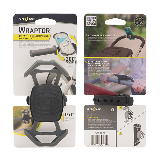 Nite Ize Wraptor Rotating Smartphone Bar Mount Bike Holder