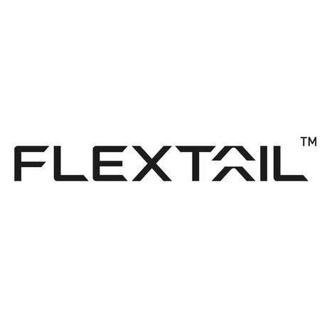 Flextail logo showcasing brand name in bold black font on a white background