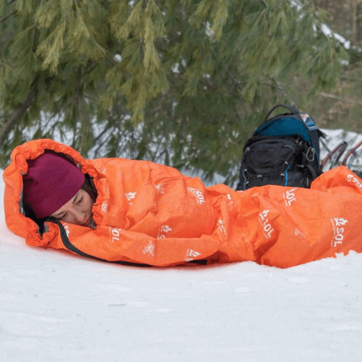 Survive Outdoors Longer Escape Bivvy with Hood - Orange