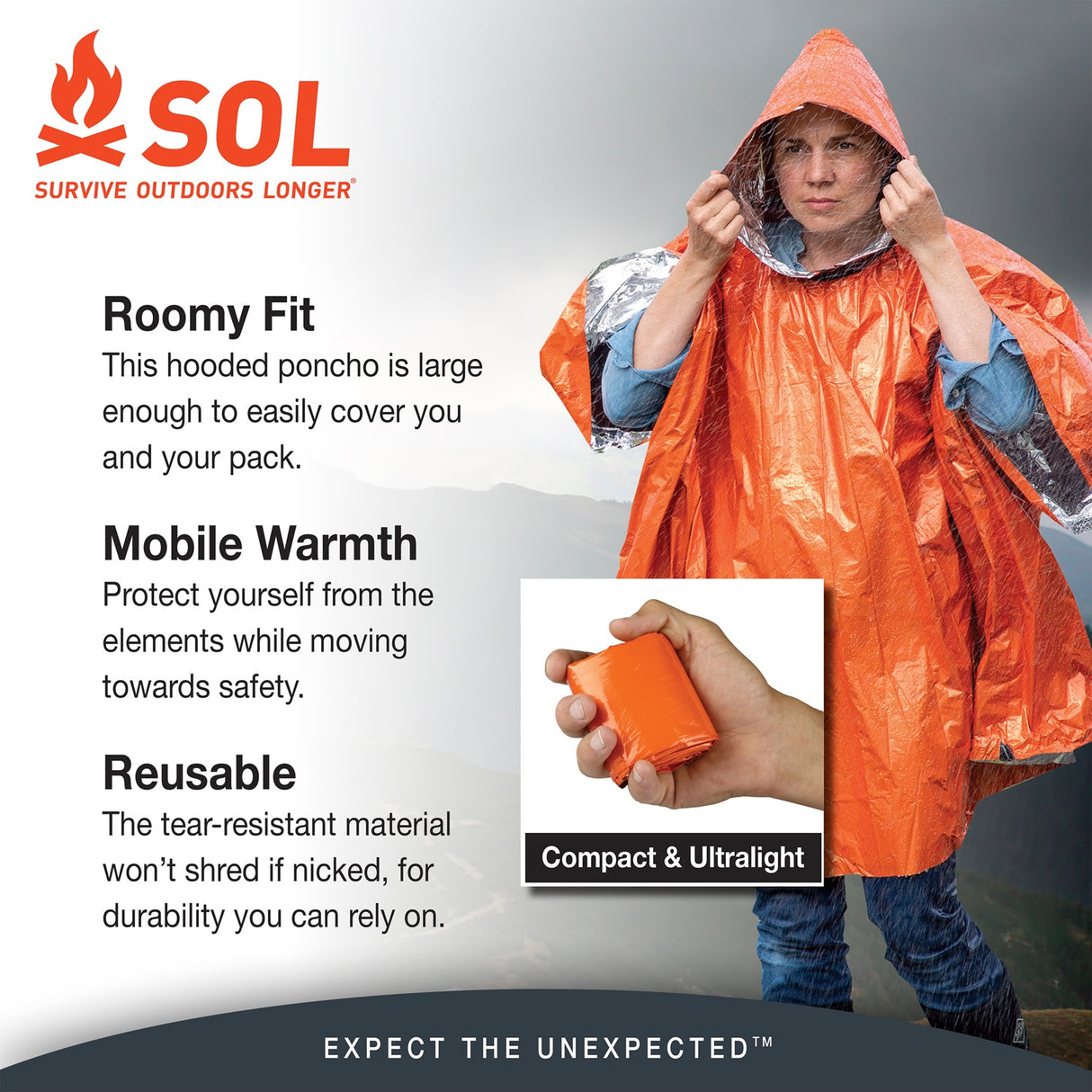 Heat Reflective Poncho