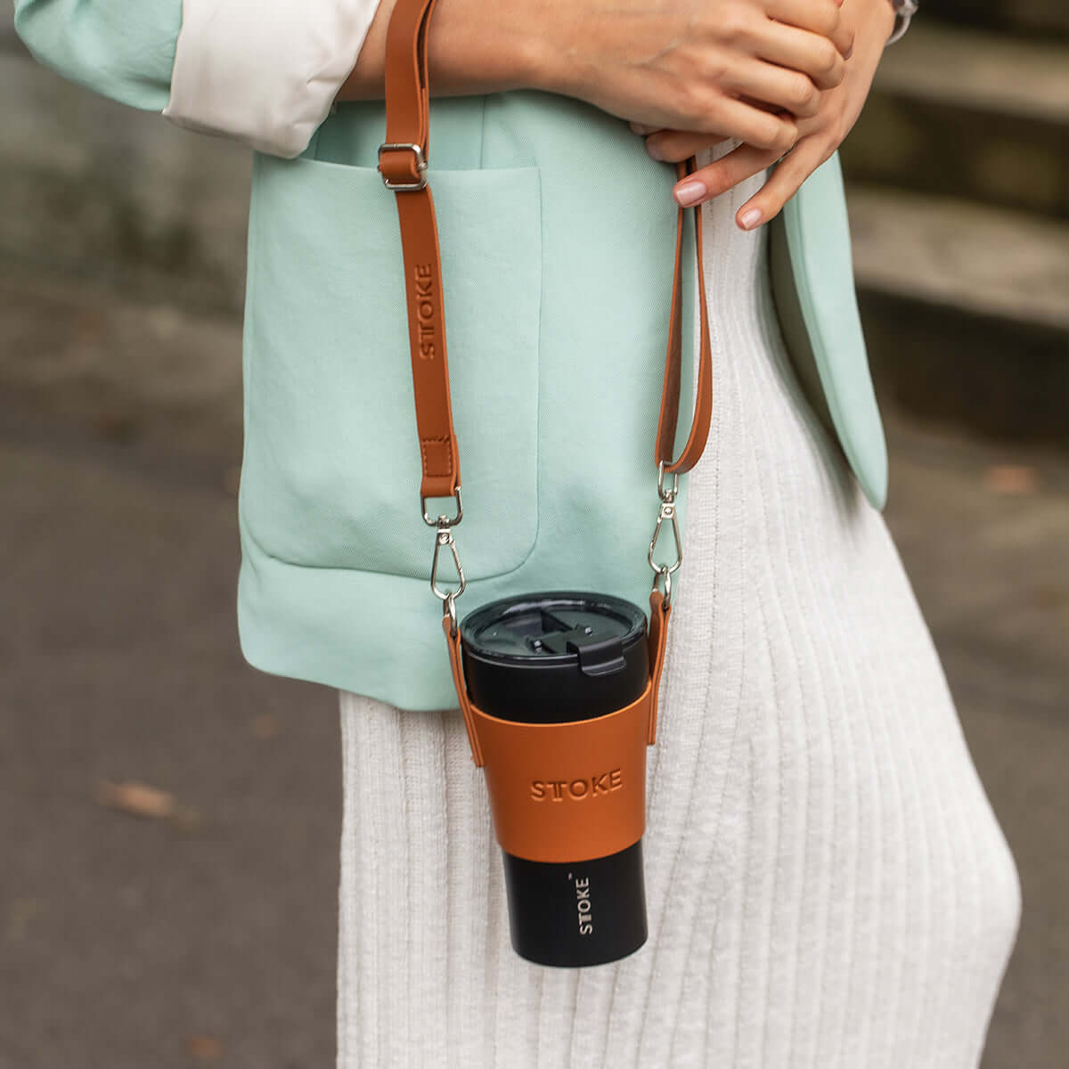 Sttoke Kerrie Sleeve & STTRAP with Extension Carry Set