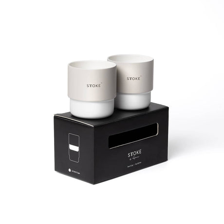 Sttoke Swirl 7 oz Ceramic Home Coffee Cup - Dishwasher Safe