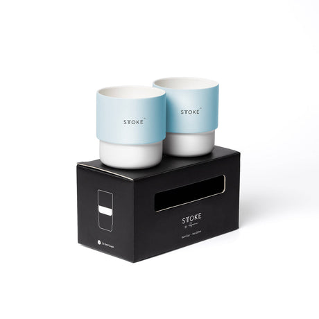 Sttoke Swirl 7 oz Ceramic Home Coffee Cup - Dishwasher Safe