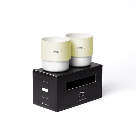 Sttoke Swirl 7 oz Ceramic Home Coffee Cup - Dishwasher Safe