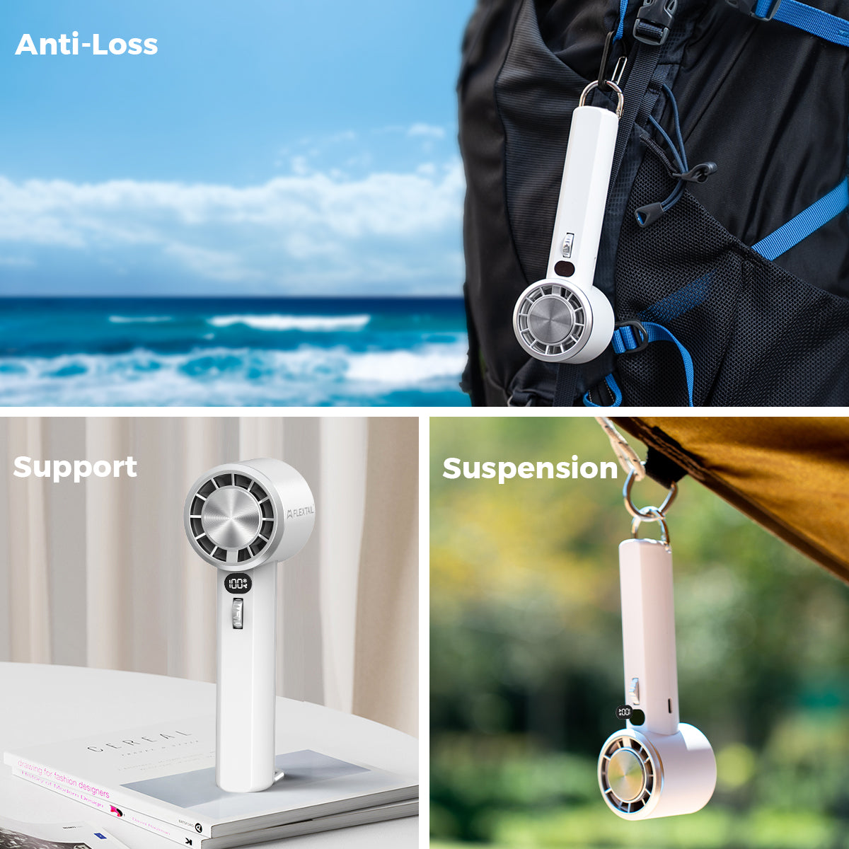 Flextail Max Handheld Fan Pro Portable Battery Travel Fan