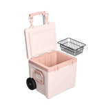Stanley Easy-Carry Outdoor Wheeled Cooler - 47.3L - Rose Quartz