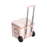 Stanley Easy-Carry Outdoor Wheeled Cooler - 47.3L - Rose Quartz