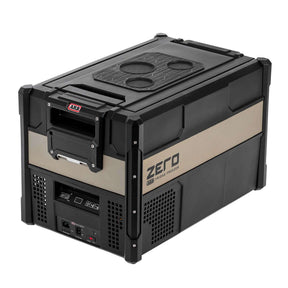 ARB Zero Portable Fridge Freezer Single Zone - 36L in black and gray, perfect for outdoor trips and reliable cooling.