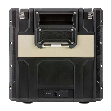 Front view of ARB Zero Portable Fridge Freezer Single Zone - 36L in the UAE desert