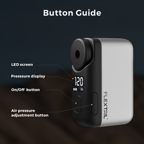 Flextail Tiny Bike Pump Pro High-Pressure mini pump