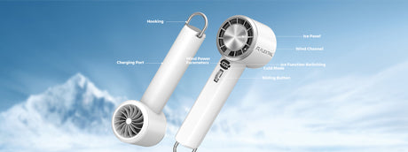 Flextail Max Handheld Fan Pro Portable Battery Travel Fan