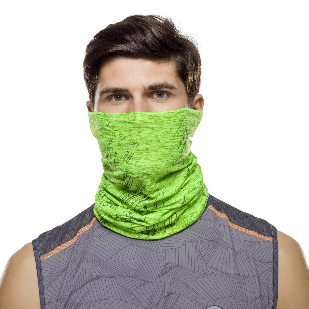 Buff Reflective Neck Gaiter HTR Lime