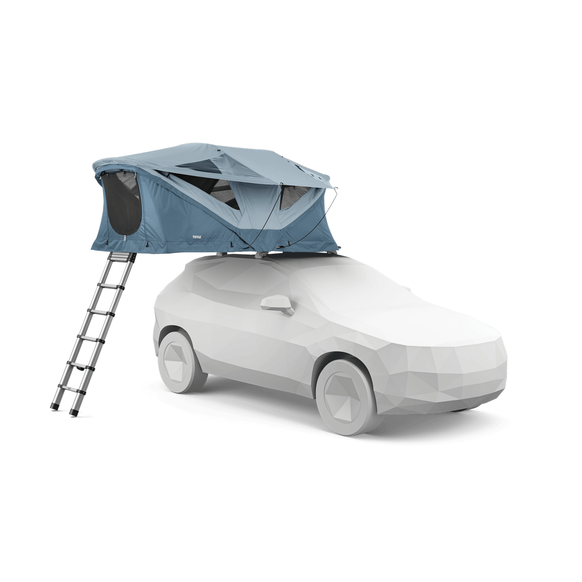 Thule Approach - Car Roof Top Tents by Thule, shown on car for adventure travel. Maximize interior space for comfort and fun.