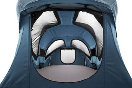 Interior view of Thule Approach - Car Roof Top Tents showcasing spacious design for comfortable adventure travel.