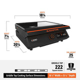 Blackstone E-Series Electric Tabletop Griddle - 17 Inch