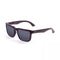 Pair of black sports sunglasses with UV protection.