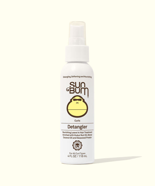 Sun Bum Curls Detangler Spray Anti Frizz Conditioner - 4 oz