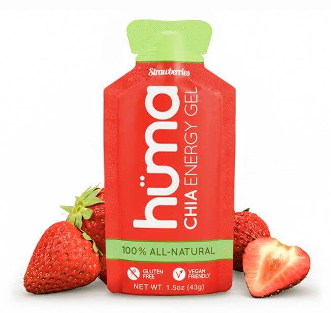Huma Chia Energy Gel - Strawberries - 43g